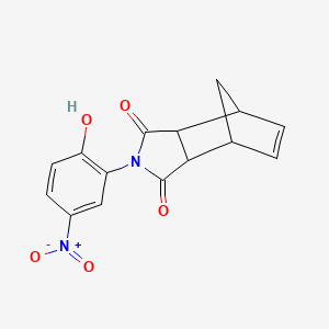 molecular formula C15H12N2O5 B5106845 4-(2-hydroxy-5-nitrophenyl)-4-azatricyclo[5.2.1.0~2,6~]dec-8-ene-3,5-dione 
