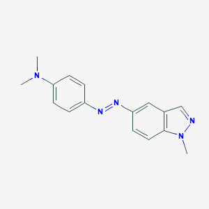 B051069 1-Methyl-5-(4-dimethylaminophenylazo)indazole CAS No. 122168-69-8