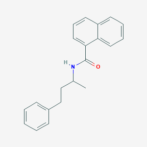 molecular formula C21H21NO B5106969 N-(1-methyl-3-phenylpropyl)-1-naphthamide 