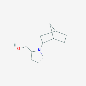 molecular formula C12H21NO B5107056 (1-bicyclo[2.2.1]hept-2-yl-2-pyrrolidinyl)methanol 