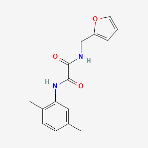 molecular formula C15H16N2O3 B5107076 N-(2,5-dimethylphenyl)-N'-(2-furylmethyl)ethanediamide 