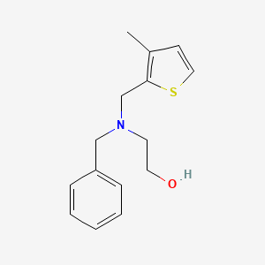 molecular formula C15H19NOS B5107134 2-{benzyl[(3-methyl-2-thienyl)methyl]amino}ethanol 