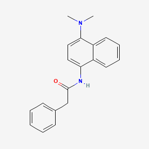 molecular formula C20H20N2O B5107135 N-[4-(dimethylamino)-1-naphthyl]-2-phenylacetamide 