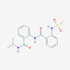 N-{2-[(isopropylamino)carbonyl]phenyl}-2-[(methylsulfonyl)amino]benzamide