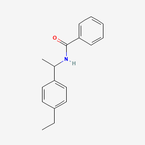 molecular formula C17H19NO B5107241 N-[1-(4-ethylphenyl)ethyl]benzamide 