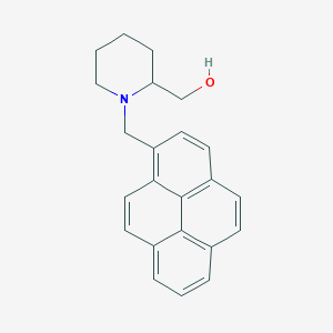 molecular formula C23H23NO B5107288 [1-(1-pyrenylmethyl)-2-piperidinyl]methanol 