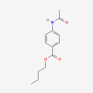 molecular formula C13H17NO3 B5107394 butyl 4-(acetylamino)benzoate 