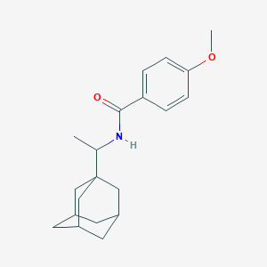 molecular formula C20H27NO2 B5107503 N-[1-(1-adamantyl)ethyl]-4-methoxybenzamide 