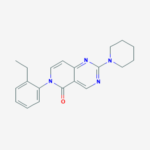 molecular formula C20H22N4O B5107511 6-(2-ethylphenyl)-2-(1-piperidinyl)pyrido[4,3-d]pyrimidin-5(6H)-one 