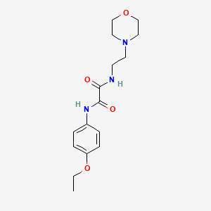molecular formula C16H23N3O4 B5107697 N-(4-ethoxyphenyl)-N'-[2-(4-morpholinyl)ethyl]ethanediamide 