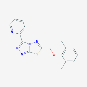 2,6-Dimethylphenyl [3-(2-pyridinyl)[1,2,4]triazolo[3,4-b][1,3,4]thiadiazol-6-yl]methyl ether