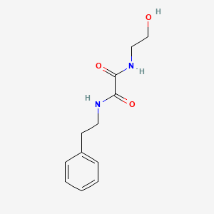 molecular formula C12H16N2O3 B5107862 N-(2-hydroxyethyl)-N'-(2-phenylethyl)ethanediamide 