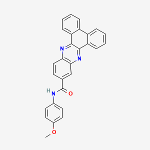 molecular formula C28H19N3O2 B5107903 N-(4-methoxyphenyl)dibenzo[a,c]phenazine-11-carboxamide 