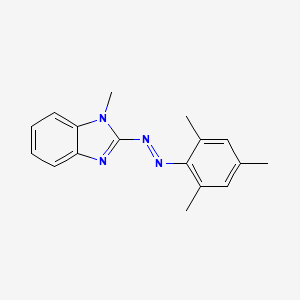 molecular formula C17H18N4 B5107969 2-(mesityldiazenyl)-1-methyl-1H-benzimidazole 