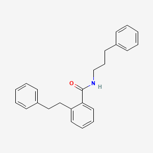 2-(2-phenylethyl)-N-(3-phenylpropyl)benzamide