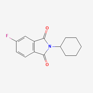 molecular formula C14H14FNO2 B5108386 2-cyclohexyl-5-fluoro-1H-isoindole-1,3(2H)-dione CAS No. 2317-80-8