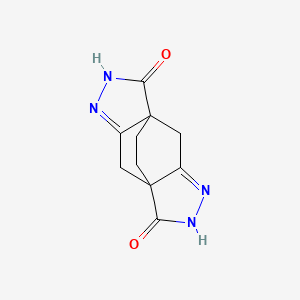 molecular formula C10H10N4O2 B5108395 4,5,10,11-tetraazatetracyclo[5.5.2.0~1,9~.0~3,7~]tetradeca-3,9-diene-6,12-dione 