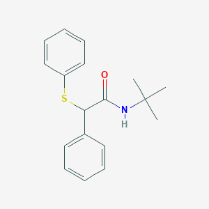 molecular formula C18H21NOS B5108432 N-(tert-butyl)-2-phenyl-2-(phenylthio)acetamide 