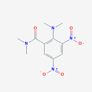 molecular formula C11H14N4O5 B5108540 2-(dimethylamino)-N,N-dimethyl-3,5-dinitrobenzamide CAS No. 53639-28-4