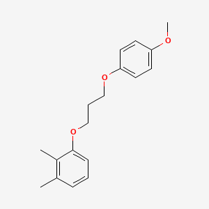 molecular formula C18H22O3 B5108624 1-[3-(4-methoxyphenoxy)propoxy]-2,3-dimethylbenzene 