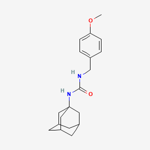 molecular formula C19H26N2O2 B5108687 N-1-adamantyl-N'-(4-methoxybenzyl)urea 