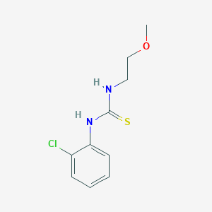 molecular formula C10H13ClN2OS B5108727 N-(2-chlorophenyl)-N'-(2-methoxyethyl)thiourea 