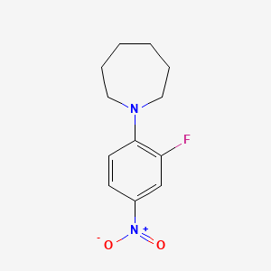 molecular formula C12H15FN2O2 B5108734 1-(2-fluoro-4-nitrophenyl)azepane CAS No. 250371-80-3
