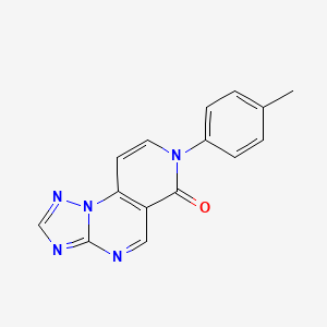 molecular formula C15H11N5O B5108835 7-(4-methylphenyl)pyrido[3,4-e][1,2,4]triazolo[1,5-a]pyrimidin-6(7H)-one 