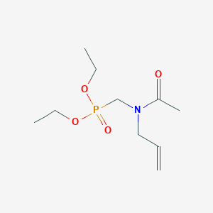 molecular formula C10H20NO4P B5108916 diethyl {[acetyl(allyl)amino]methyl}phosphonate 