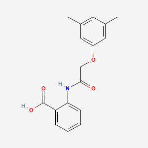 molecular formula C17H17NO4 B5108966 2-{[(3,5-dimethylphenoxy)acetyl]amino}benzoic acid 