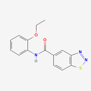molecular formula C15H13N3O2S B5109019 N-(2-ethoxyphenyl)-1,2,3-benzothiadiazole-5-carboxamide 