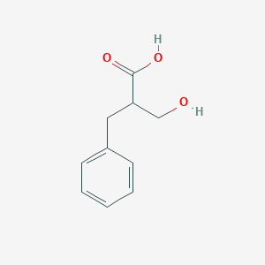 molecular formula C10H12O3 B051094 2-苄基-3-羟基丙酸 CAS No. 6811-98-9