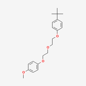molecular formula C21H28O4 B5109643 1-tert-butyl-4-{2-[2-(4-methoxyphenoxy)ethoxy]ethoxy}benzene 