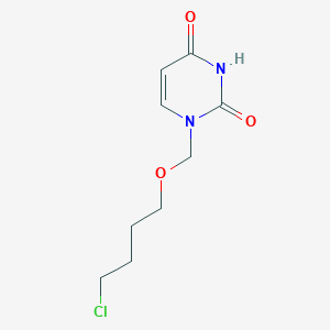 molecular formula C9H13ClN2O3 B5109650 1-[(4-chlorobutoxy)methyl]-2,4(1H,3H)-pyrimidinedione 