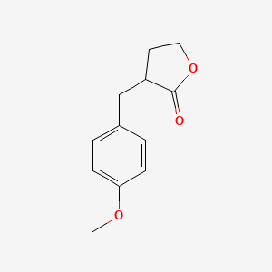 molecular formula C12H14O3 B5109697 3-(4-methoxybenzyl)dihydro-2(3H)-furanone 