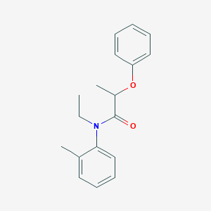 molecular formula C18H21NO2 B5109758 N-ethyl-N-(2-methylphenyl)-2-phenoxypropanamide 