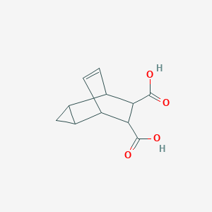 molecular formula C11H12O4 B5109774 tricyclo[3.2.2.0~2,4~]non-8-ene-6,7-dicarboxylic acid 