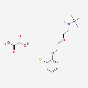 molecular formula C16H24BrNO6 B5109843 N-{2-[2-(2-bromophenoxy)ethoxy]ethyl}-2-methyl-2-propanamine oxalate 