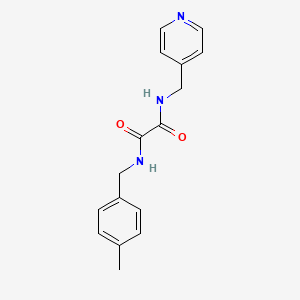 molecular formula C16H17N3O2 B5109867 N-(4-methylbenzyl)-N'-(4-pyridinylmethyl)ethanediamide 