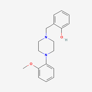 molecular formula C18H22N2O2 B5109881 2-{[4-(2-methoxyphenyl)-1-piperazinyl]methyl}phenol 