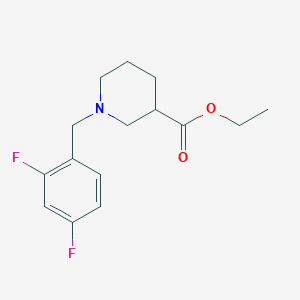 ethyl 1-(2,4-difluorobenzyl)-3-piperidinecarboxylate