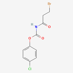molecular formula C10H9BrClNO3 B5110258 4-chlorophenyl (3-bromopropanoyl)carbamate 