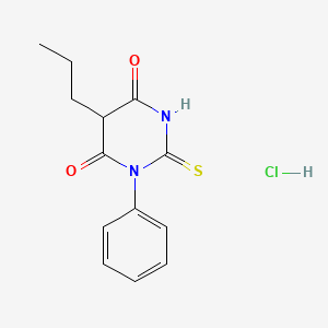 molecular formula C13H15ClN2O2S B5110277 1-phenyl-5-propyl-2-thioxodihydro-4,6(1H,5H)-pyrimidinedione hydrochloride 