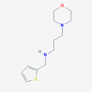 molecular formula C12H20N2OS B511048 (3-吗啉-4-基-丙基)-噻吩-2-基甲基-胺 CAS No. 869949-19-9
