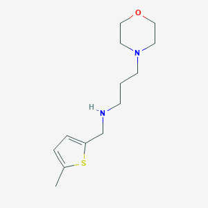 B511054 (5-Methyl-thiophen-2-ylmethyl)-(3-morpholin-4-yl-propyl)-amine CAS No. 774555-87-2