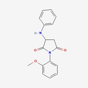 3-anilino-1-(2-methoxyphenyl)-2,5-pyrrolidinedione