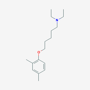 molecular formula C17H29NO B5110626 5-(2,4-dimethylphenoxy)-N,N-diethyl-1-pentanamine 