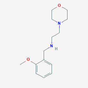 molecular formula C14H22N2O2 B511063 (2-Methoxy-benzyl)-(2-morpholin-4-yl-ethyl)-amine CAS No. 626209-57-2