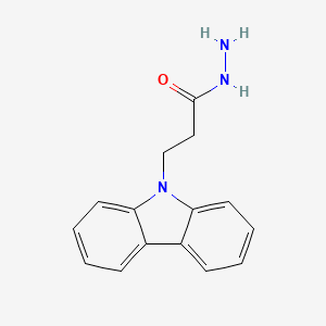 molecular formula C15H15N3O B5110682 3-(9H-carbazol-9-yl)propanohydrazide 