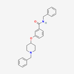 molecular formula C26H28N2O2 B5110686 N-benzyl-3-[(1-benzyl-4-piperidinyl)oxy]benzamide 